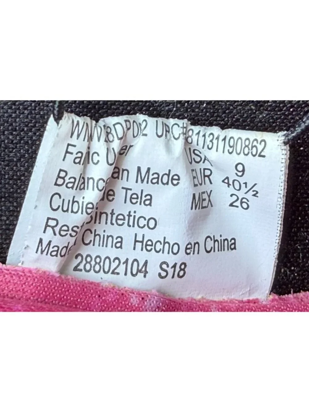 Athletic Works Mesh Black Slip-on Ballet Flats w/Memory Foam Women's Size 9